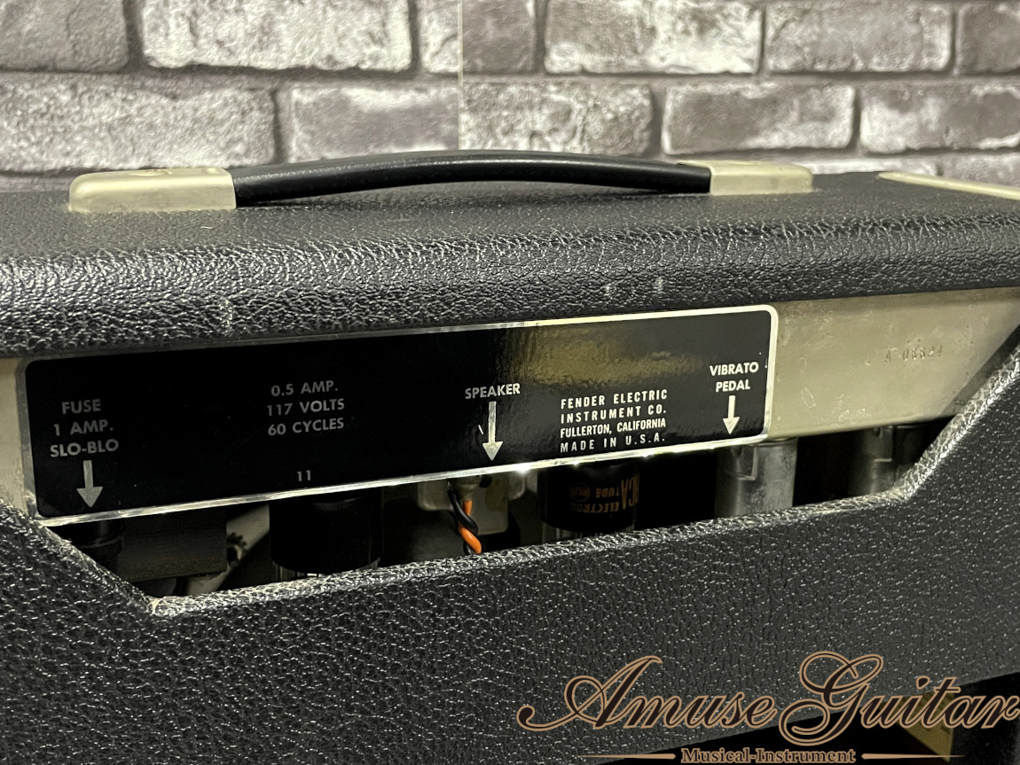 Fender Vibro Champ Amp # Black Tolex 1965年製 4 watts Hi-Originality u0026  N-Mint w/ Foot Switch u0026 Amp cover（ビンテージ）【楽器検索デジマート】