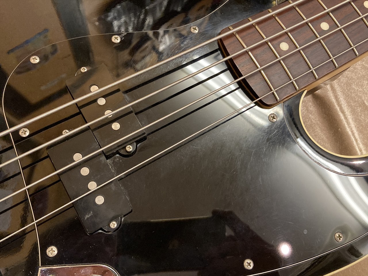 Fender Japan Aerodyne Jazz Bass AJB-66 Black エアロダイン（中古