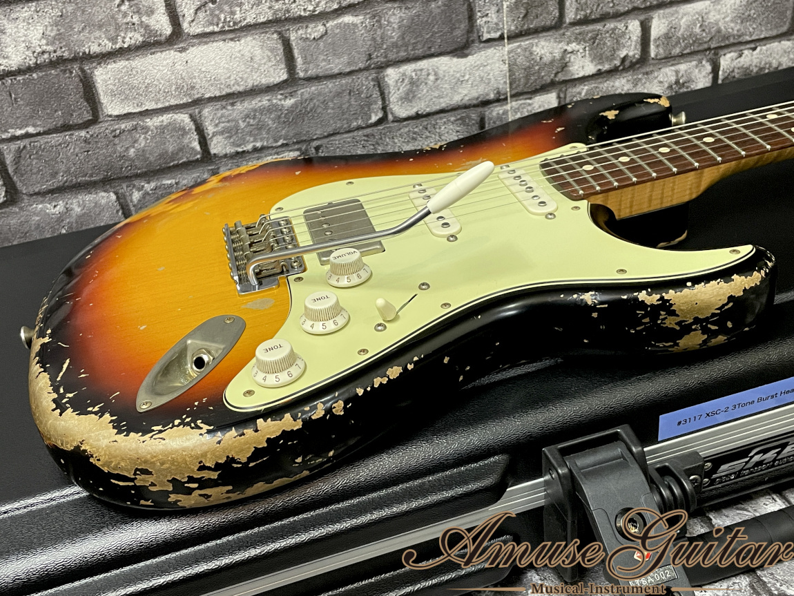 Xotic XSC-2 # 3Tone Burst Heavy Aged 2023年製【Excellent Condition with Almost  No Damage】w/OHC 3.45kg（中古）【楽器検索デジマート】