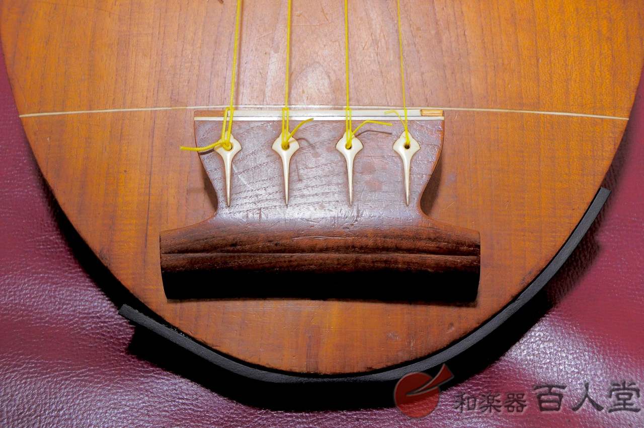 薩摩琵琶(錦琵琶) 錦琵琶 (四絃五柱薩摩琵琶)（ビンテージ