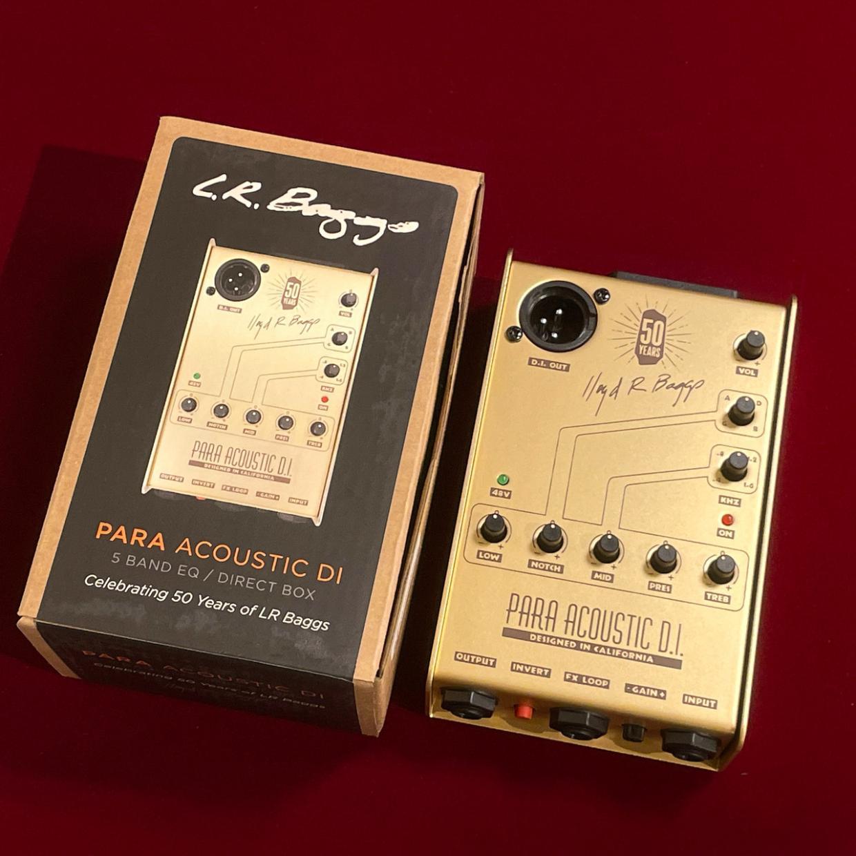 L.R.BaggsParaAcousticDI50周年記念 ゴールド元箱付 美品 L.R.Baggs 50th Anniversary Gold Para DI【国内300台限定】 【LR