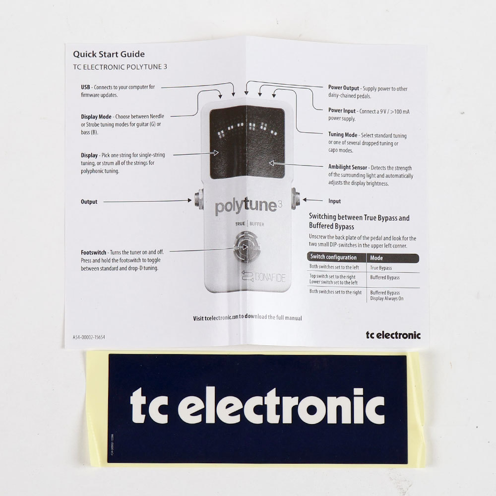 【中古】tc electronic polytune チューナー エフェクター 中古】TC ELECTRONIC / PolyTune Noir チューナー【名古屋栄店