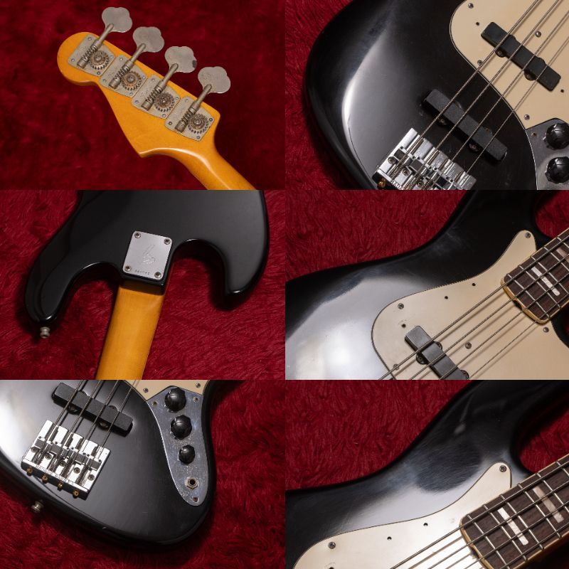 Fender 1972 Jazz Bass EMG mod. Refinish BLK 1972 4.075kg #346490