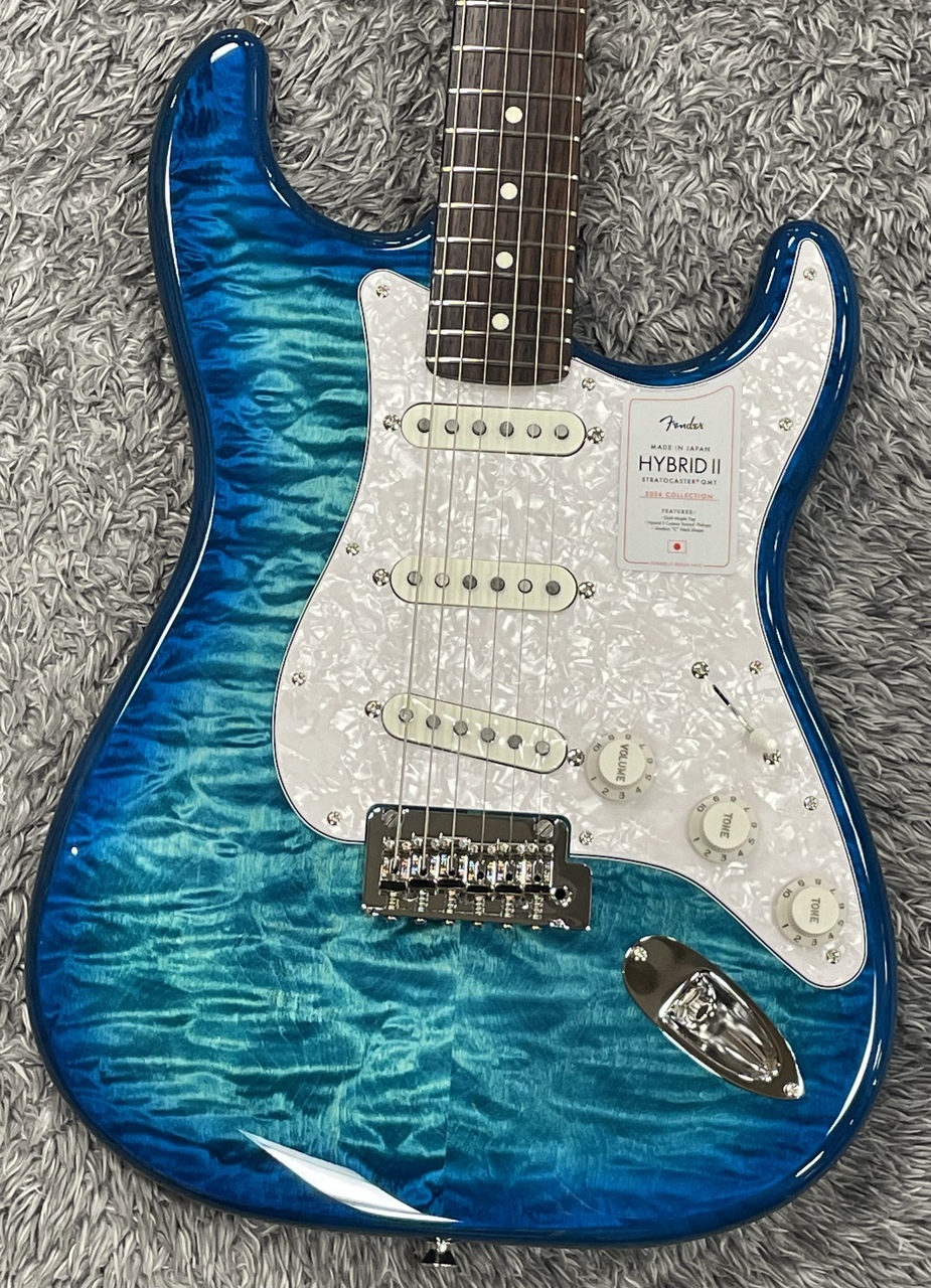 Fender 2024 Collection Made in Japan Hybrid II Stratocaster Quilt Aquamarine / Rosewood【限定モデル】