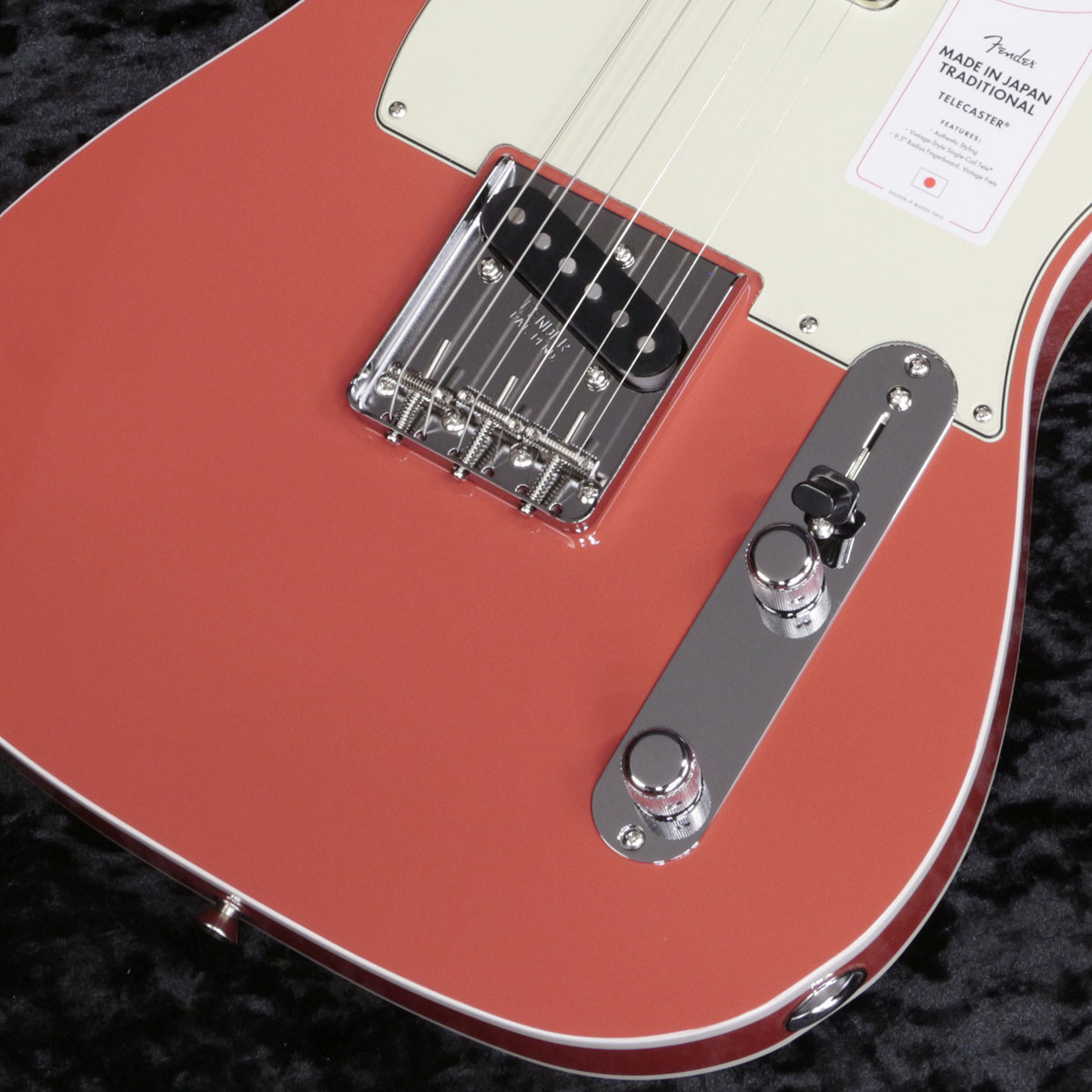 Fender MIJ Traditional 60s Telecaster Custom Rosewood Fiesta Red