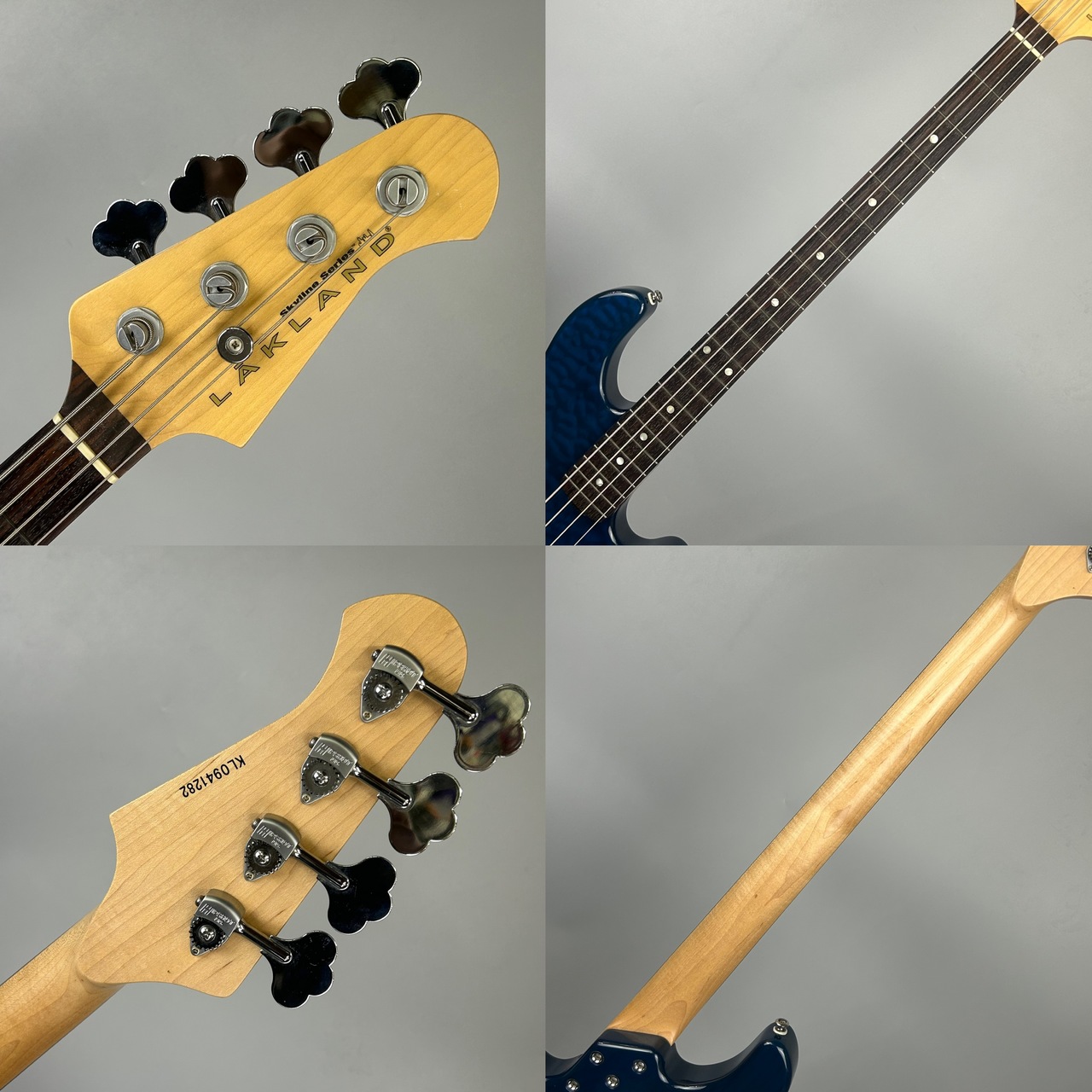 Lakland SK-4DX SKYLINE JAPAN SERIES Blue Translucent / Rosewood FB