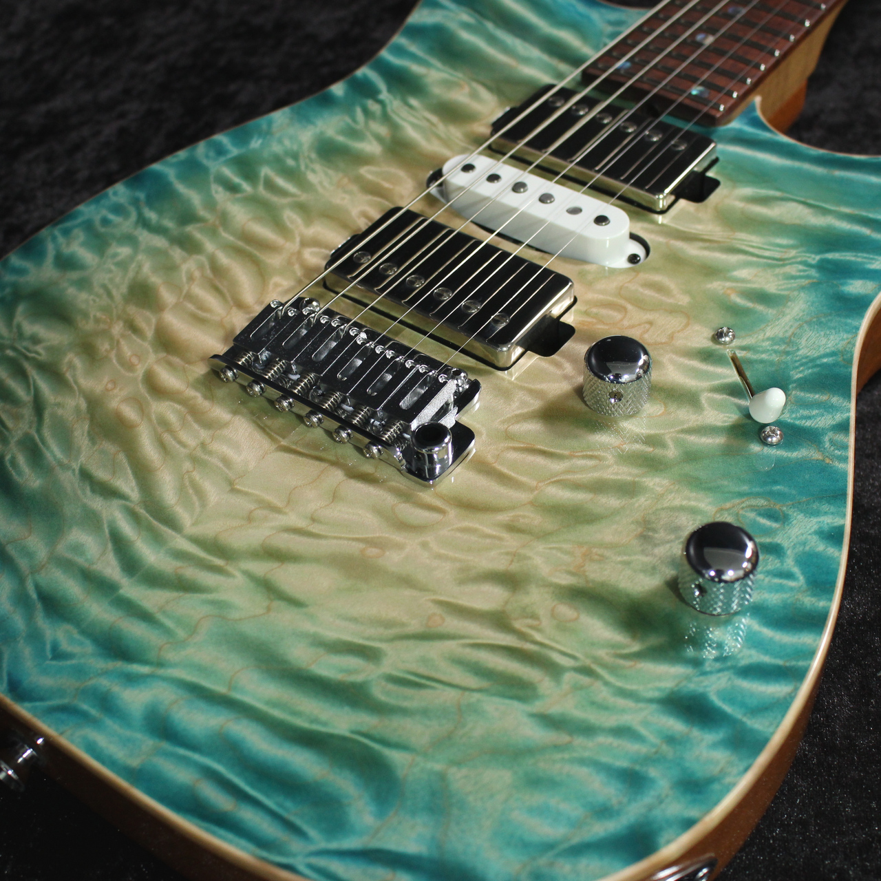 T's Guitars 【希少木材】DST Pro-24 5A Q.Maple/ Natural Bora to