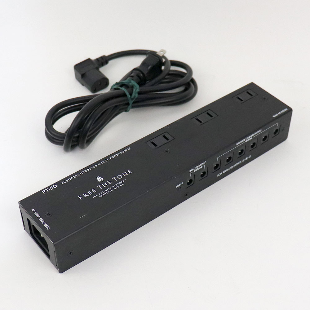 FREE THE TONE PT-5D ACパワーディストリビューター　おまけ付 AC POWER DISTRIBUTOR with DC POWER SUPPLY PT-5Dのページ
