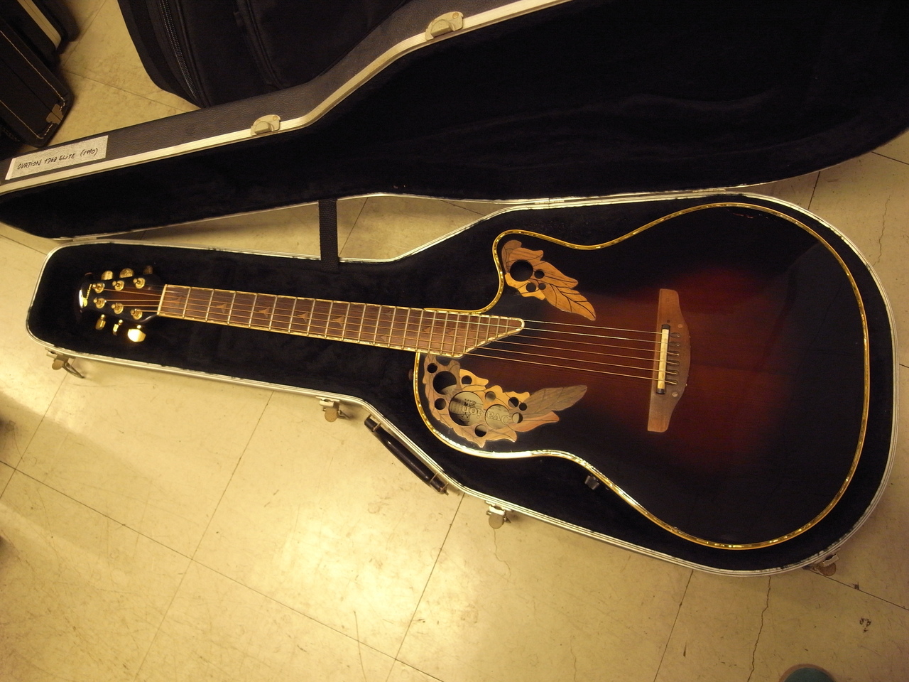 ギター ovation1768 elite Ovation 1768 ELITE 1990 Acoustic Electric Guitar | eBay