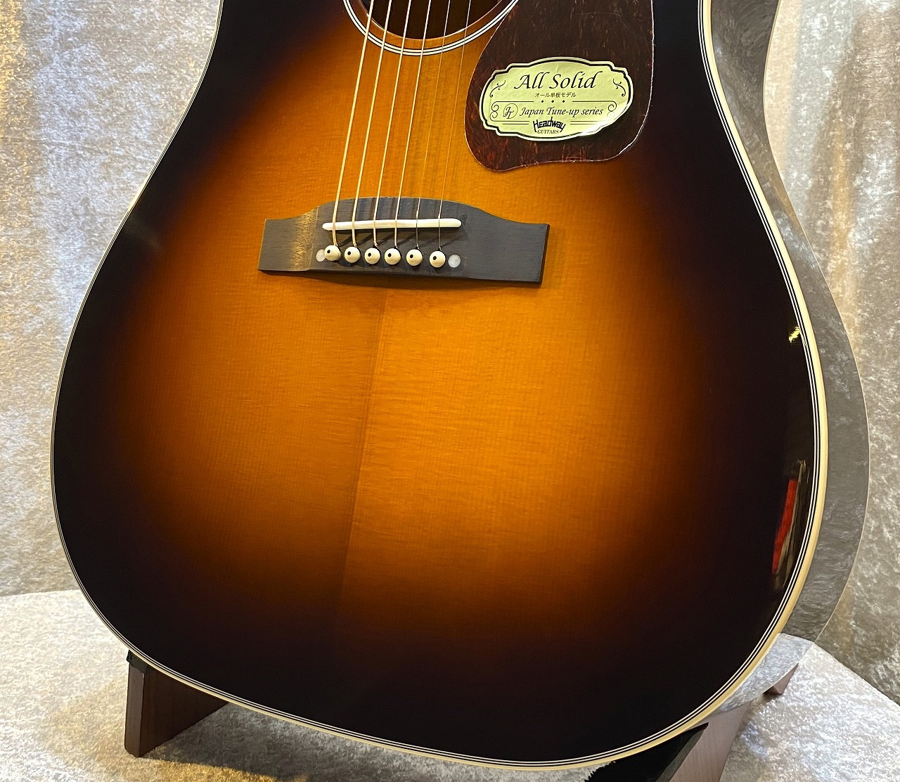 アコースティックギター オール単板 美品 Headway Japan Tune-up Series HD-V115ASE/AGED (NA) 【オール単
