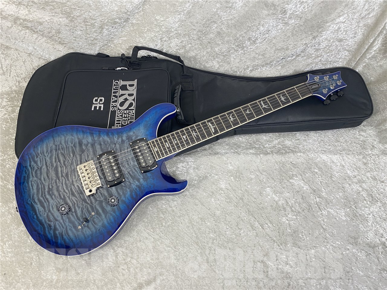 Paul Reed Smith(PRS) SE Custom 24 Quilt Package (Charcoal Blue