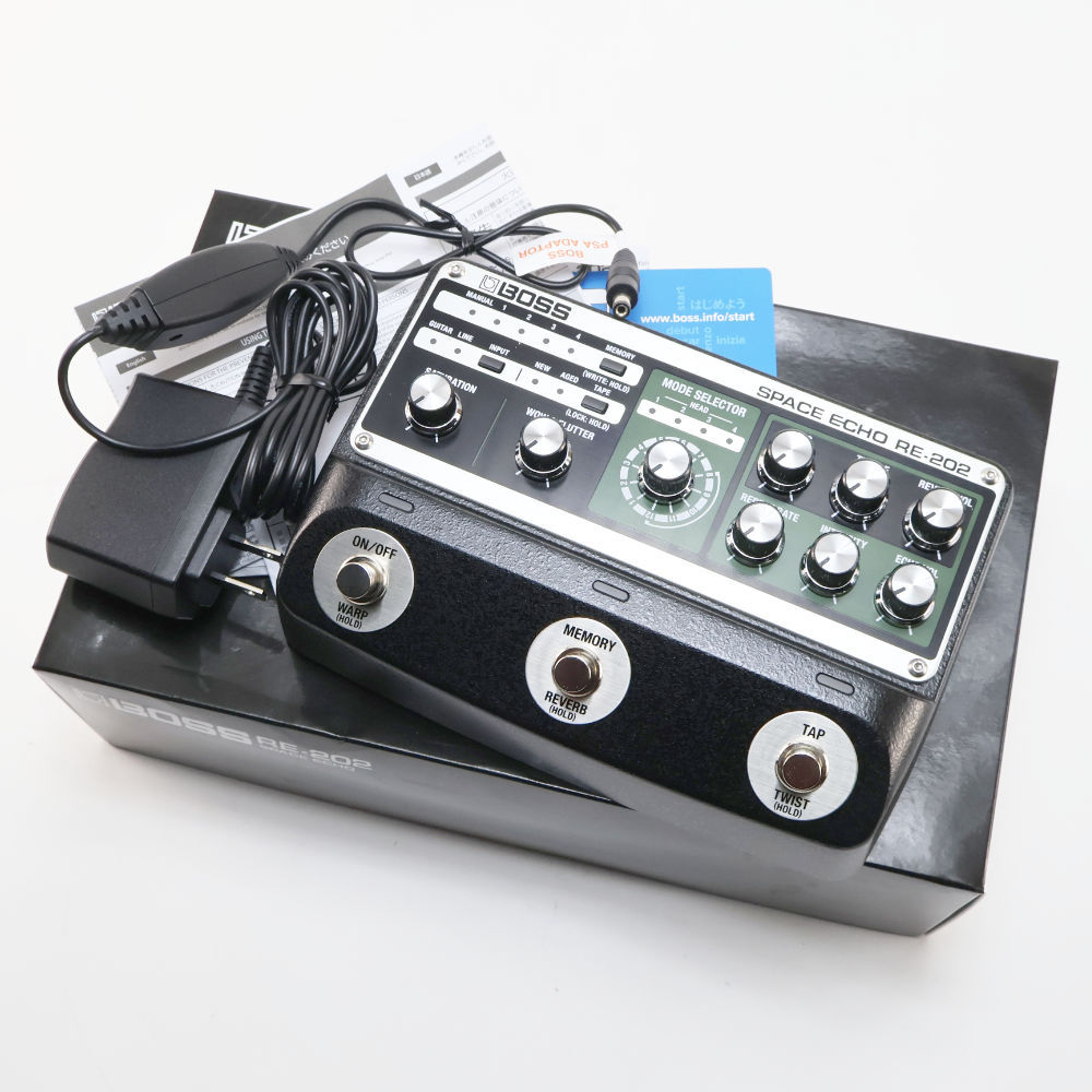 BOSS 【中古】 BOSS RE-202 Space Echo スペースエコー エコー ディレイ リバーブ ギターエフェクター