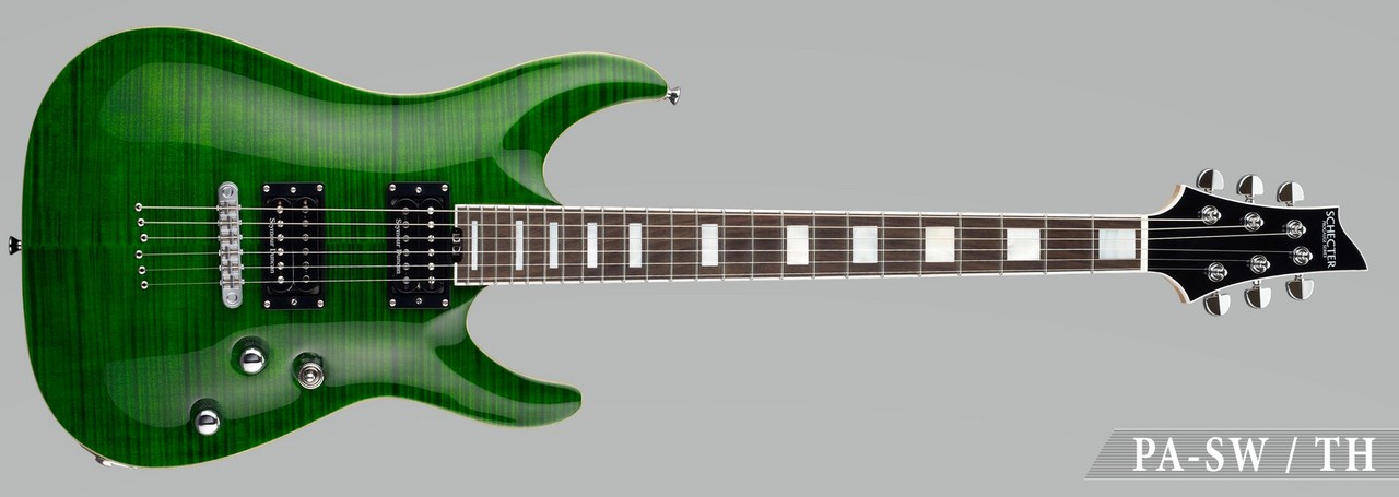 SCHECTER PA-SW/TH / See Thru Green