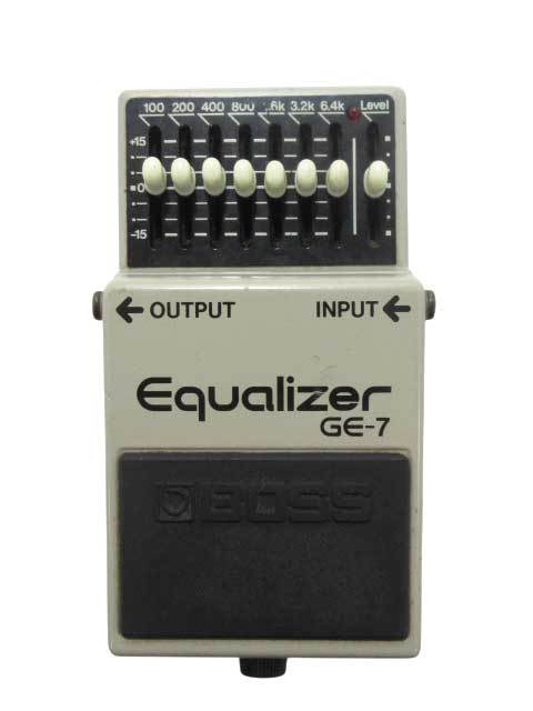 BOSS GE-7/Equalizer/ACA/日本製　初期物 BOSS GE-7 Equalizer / ACA電源 【MADE IN JPAN 日本製】 1985年