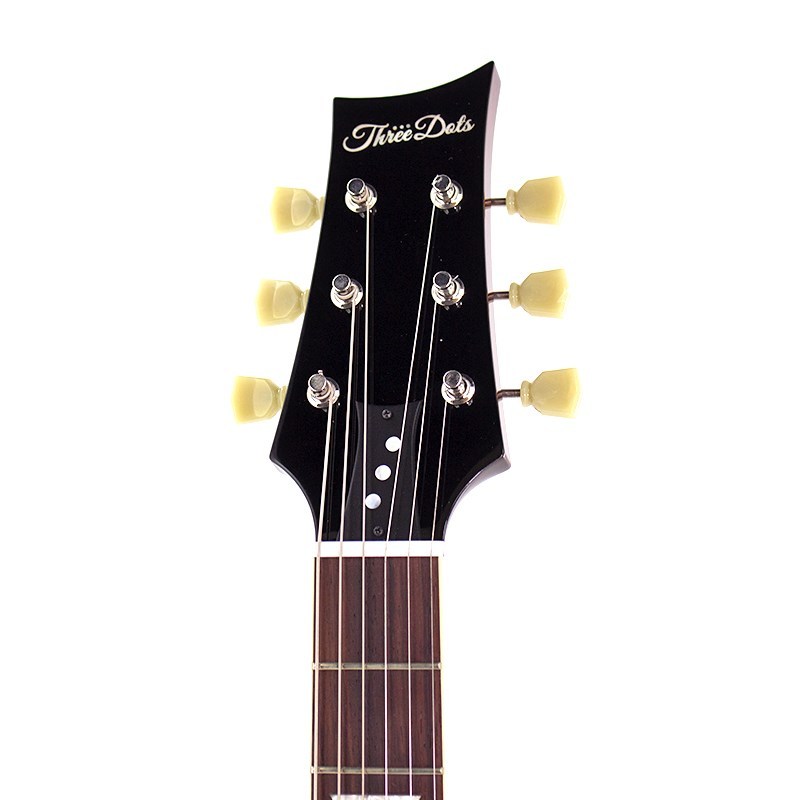 Three Dots Guitars LP Model Modified (Sapphire Blue Metallic