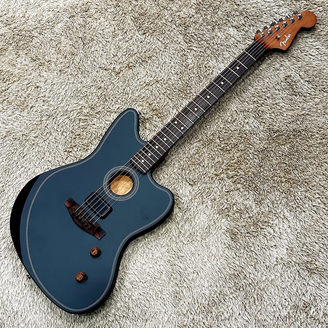 Fender Acoustasonic Standard Jazzmaster Black【新モデル