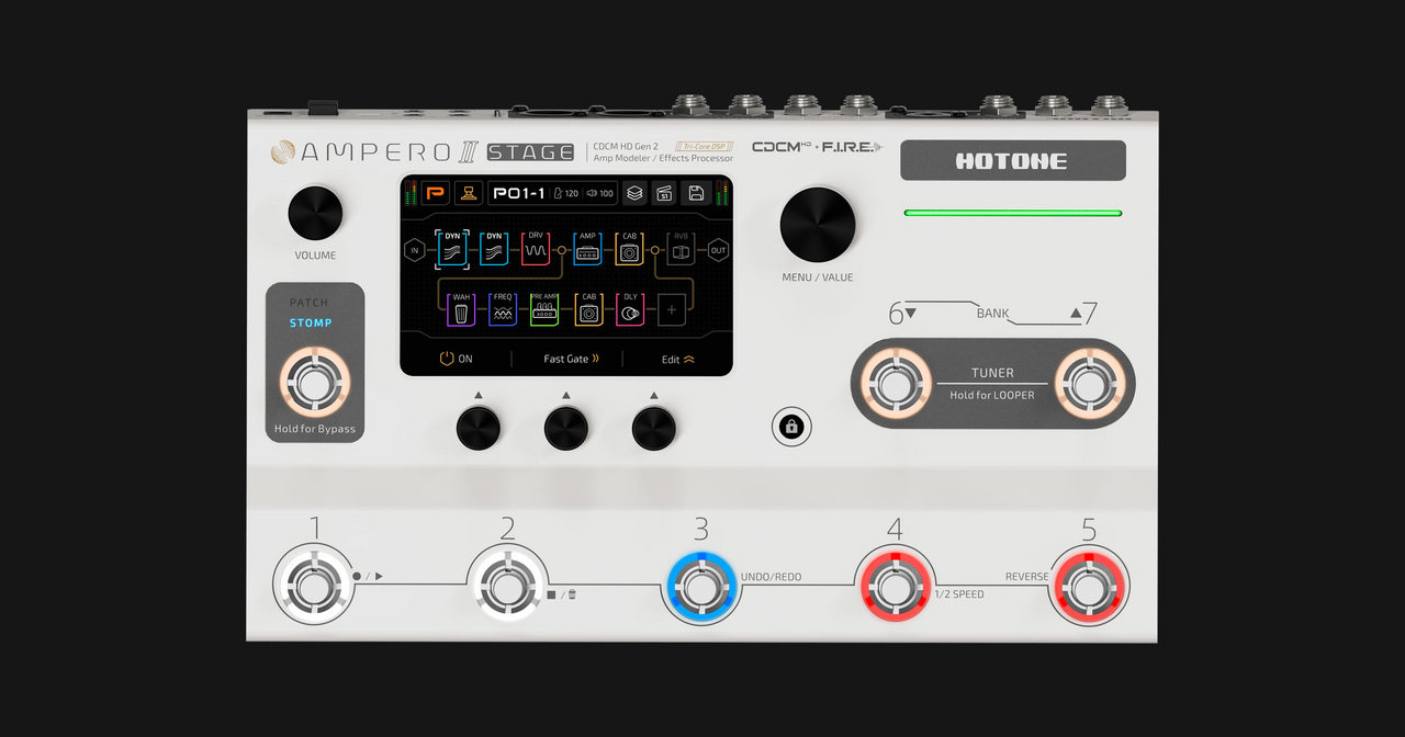 HOTONE AMPERO II STAGE《アンプモデラー&エフェクター》【ローン金利0