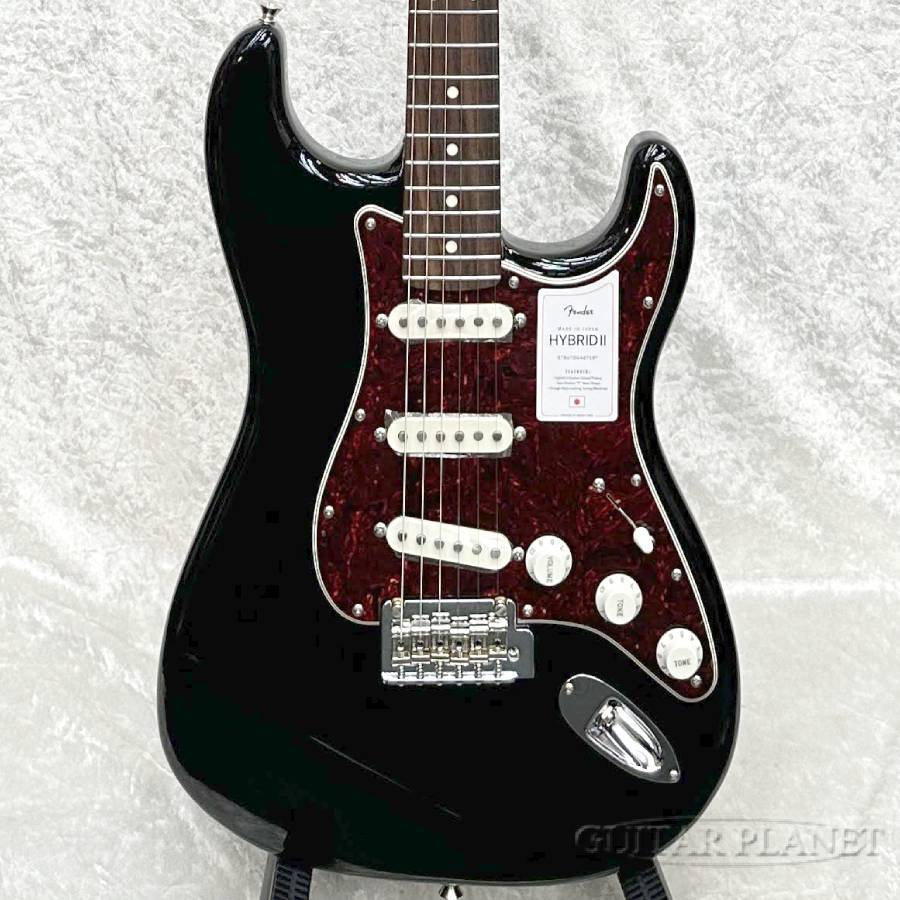 Fender Stratocaster エレキギター 黒 Fender Made In Japan Hybrid II Stratocaster -Black