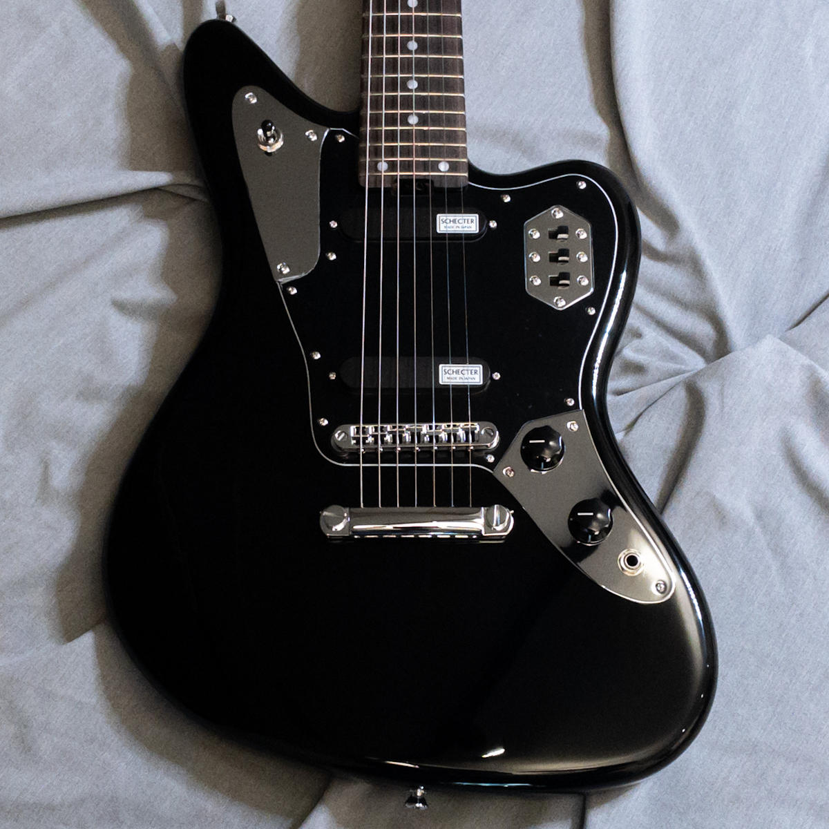 ギター SCHECTER AR-07 R BLK SCHECTER AR-07 R BLK (Black) 【AR-07 BLK (Black/Rosewood)】（新品