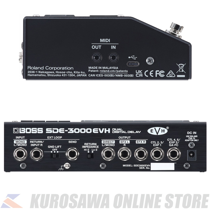 BOSS SDE-3000EVH DUAL DIGITAL DELAY (ご予約受付中)（新品/送料無料