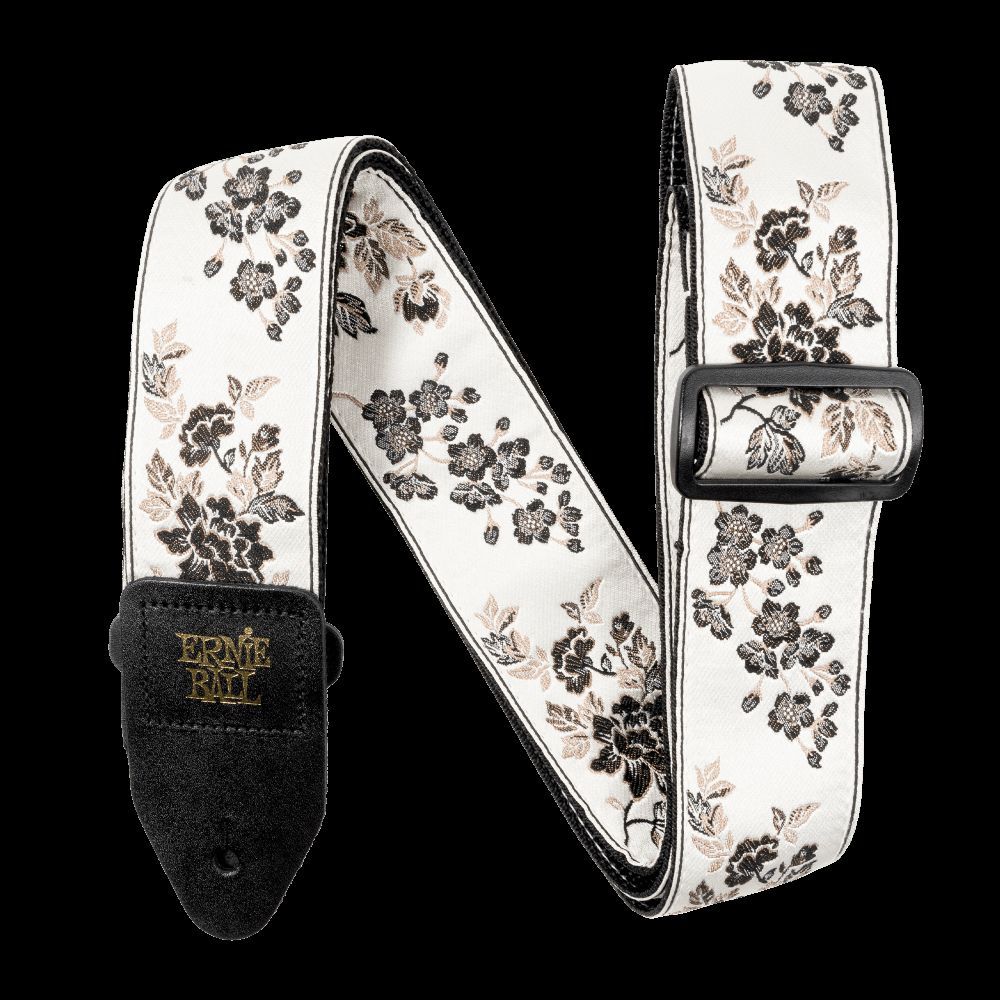 平成レトロ アーカイブ 懐かしい！ サムライELO ストリートジャック SJ ERNIE BALL Shadow Blossom / P05440 / Classic Jacquard Guitar Strap