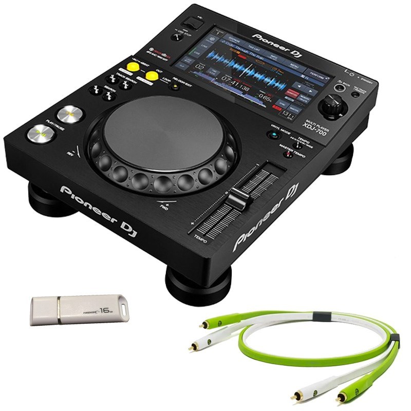 Pioneer Dj XDJ-700 + OYAIDE製 高品質RCAケーブル SET 【今なら16GB  USBメモリースティックプレゼント】（新品/送料無料）【楽器検索デジマート】