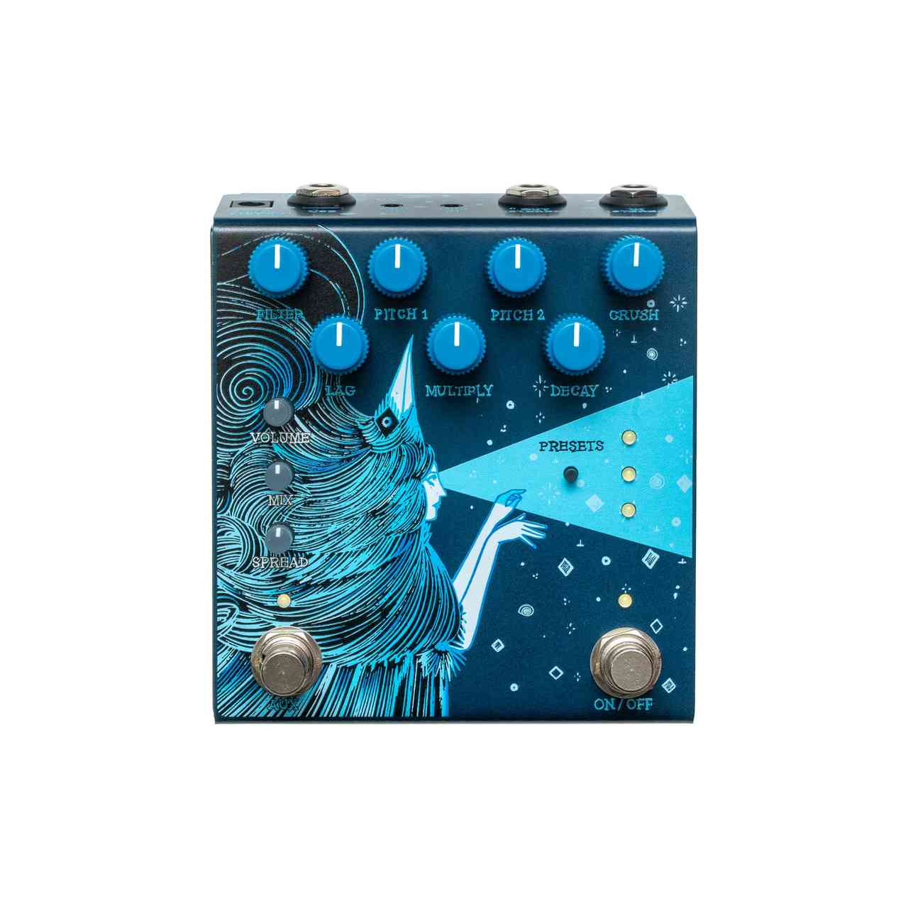 Old Blood Noise Endeavors Dark Star V3 Dark Blue Stereo