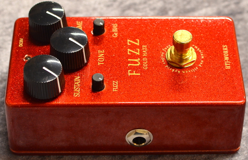 HTJ-WORKS GOLD HAZE FUZZ -Gelmanium & Silicon engine ～Candy Red