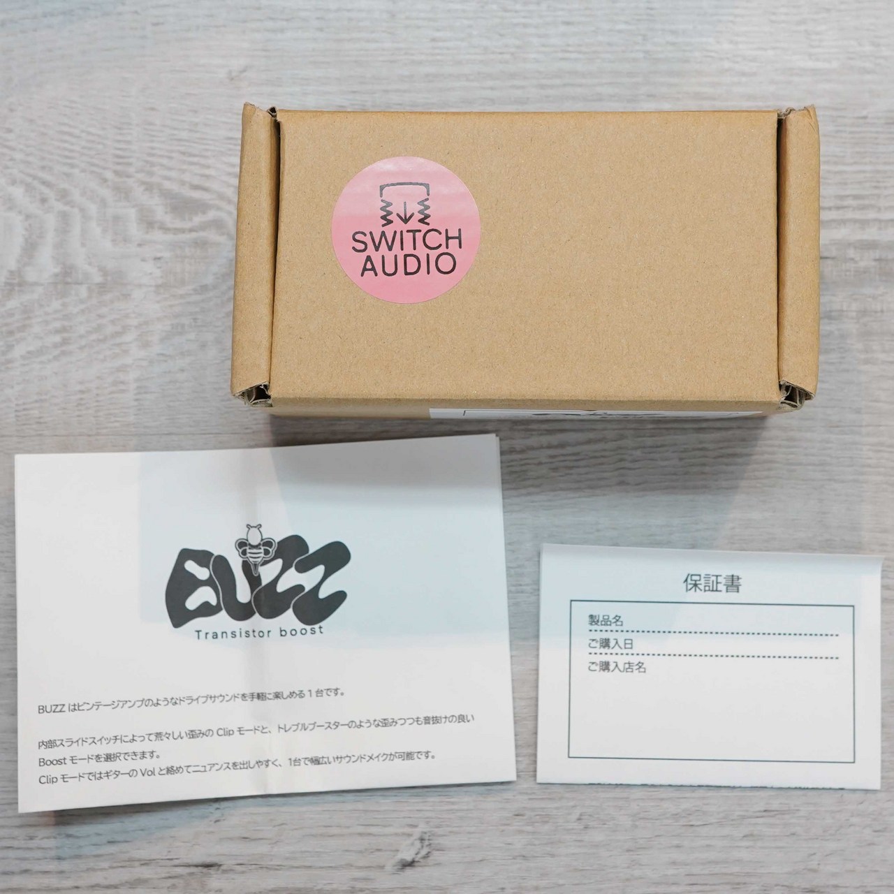 ギター Switch Audio BUZZ Switch Audio BUZZ バズ 1ノブ オーバードライブ スウィッチ