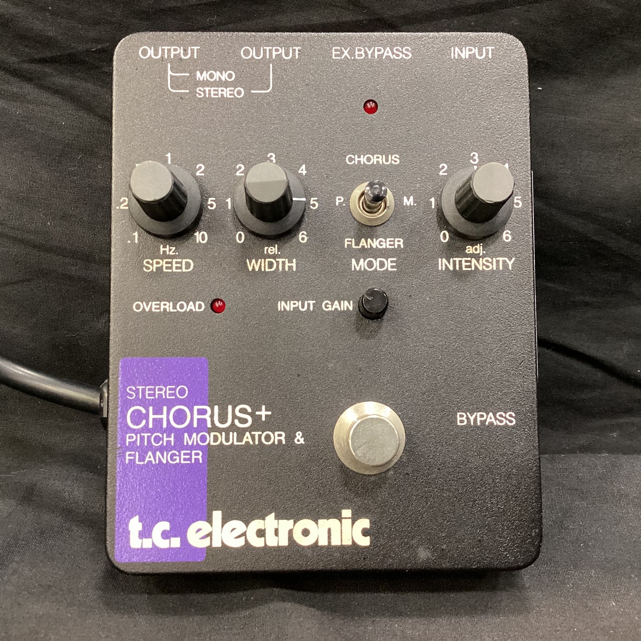ステレオコーラスt.c.electronicガイド付き tc electronic STEREO CHORUS+(コーラス ステレオコーラス)（中古