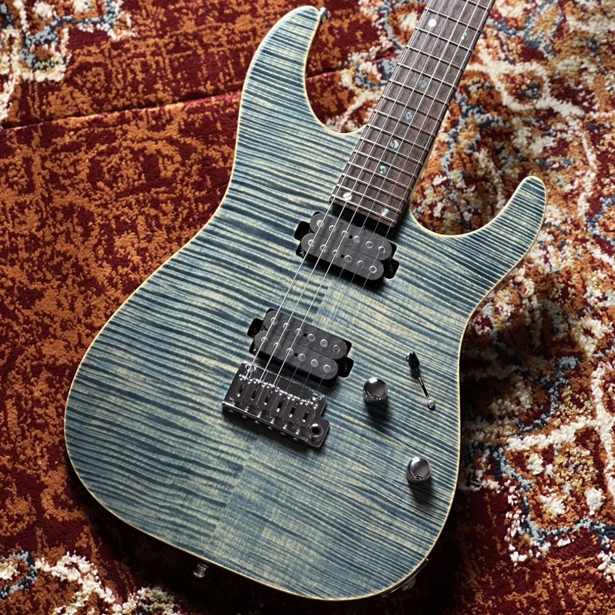 T's Guitars DST-DX24 Trans-Blue Denim #031906【3.56kg】（中古/送料