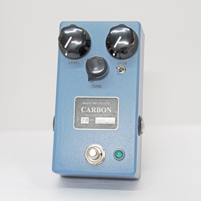 BROWNE AMPLIFICATION THE CARBON TRANSPARENT OVERDRIVE V2 BROWNE AMPLIFICATION THE CARBON TRANSPARENT OVERDRIVE V2