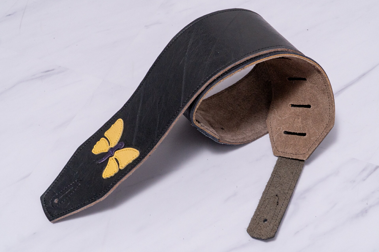 LK Straps Fodera Black Strap #8-2 3.3inch【GIB横浜】（新品/送料