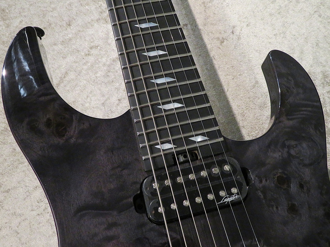 Legator 【良杢! 7弦】NINJA N7SS -Black Burl- #IM25060279