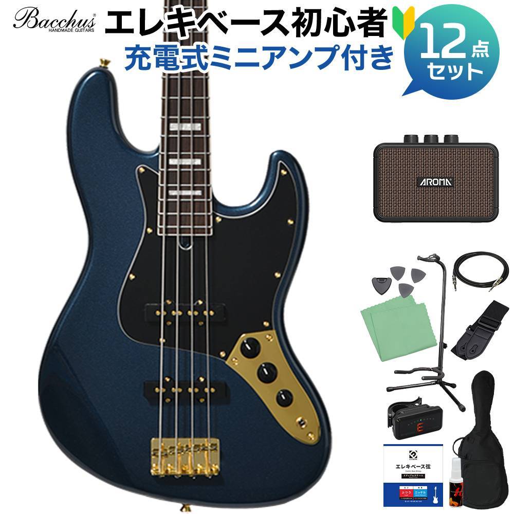 Bacchus BJB-1-RSM/R-LX DLPB ベース初心者12点セット 【充電式