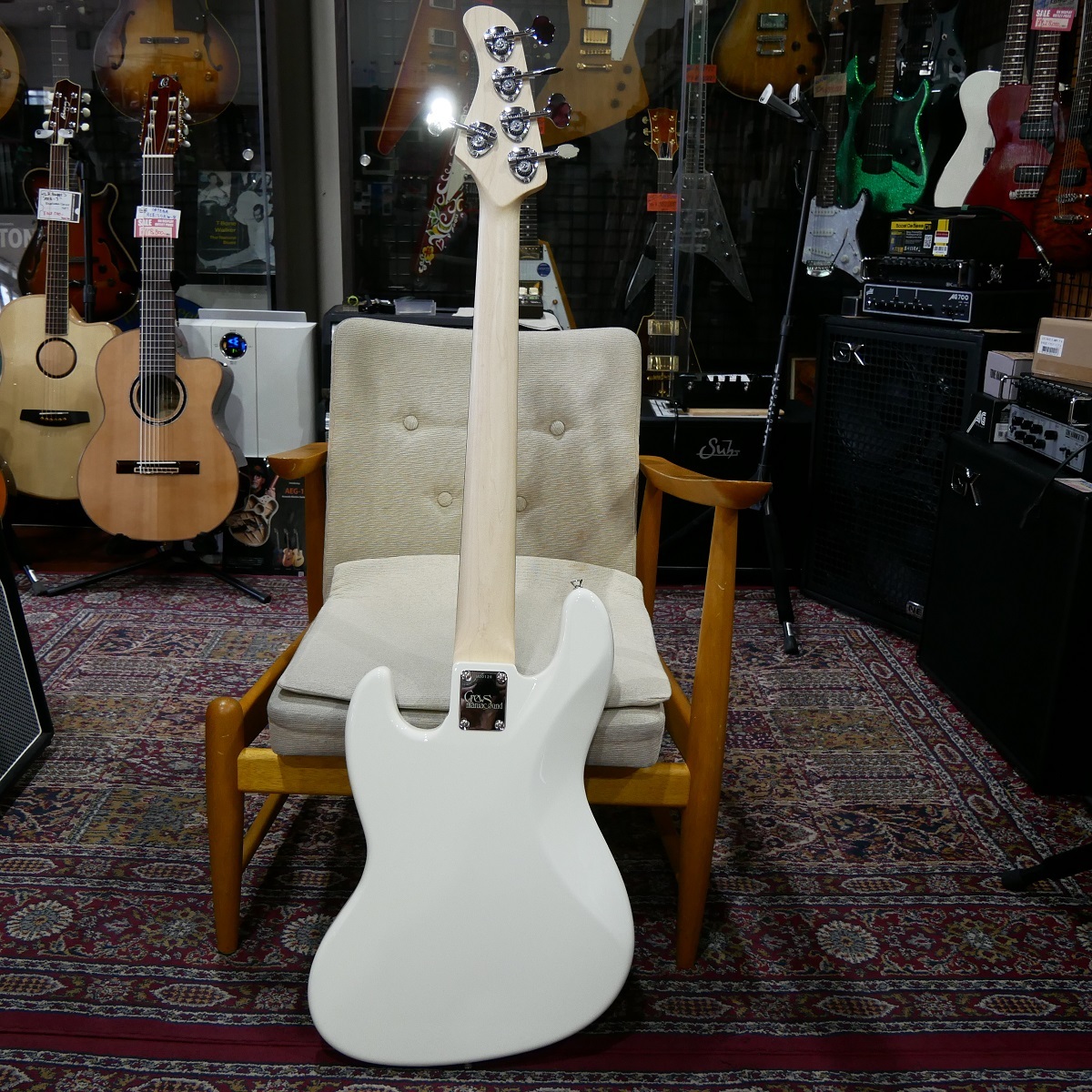 Crews maniac Sound エレキベース ホワイト 中古】CREWS MANIAC SOUND / JB MODERN PASSIVE Vintage White