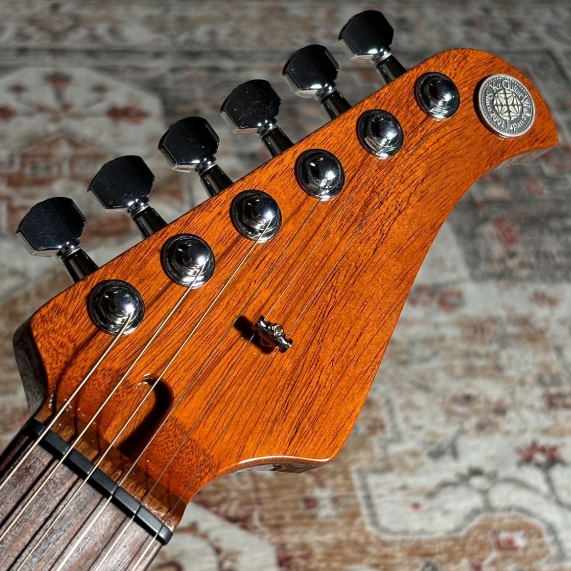 ギター k Kz Guitar Works Kz ST Trad 22 SSH7 New Guinea Rosewood Top Brown