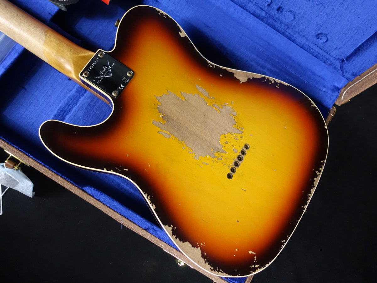 Fender Custom Shop 1960 Telecaster Custom Heavy Relic Super Faded Aged  Chocolate 3-Color Sunburst（新品）【楽器検索デジマート】