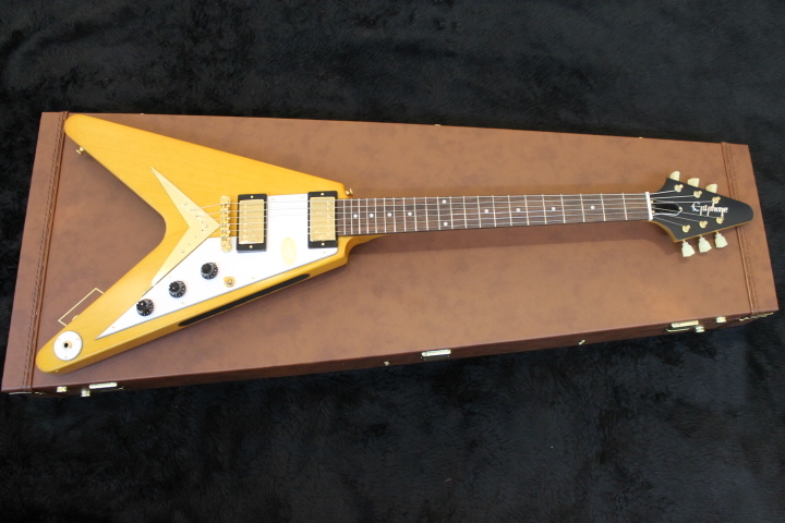Epiphone 1958 Korina Flying V Aged Natural（新品）【楽器検索