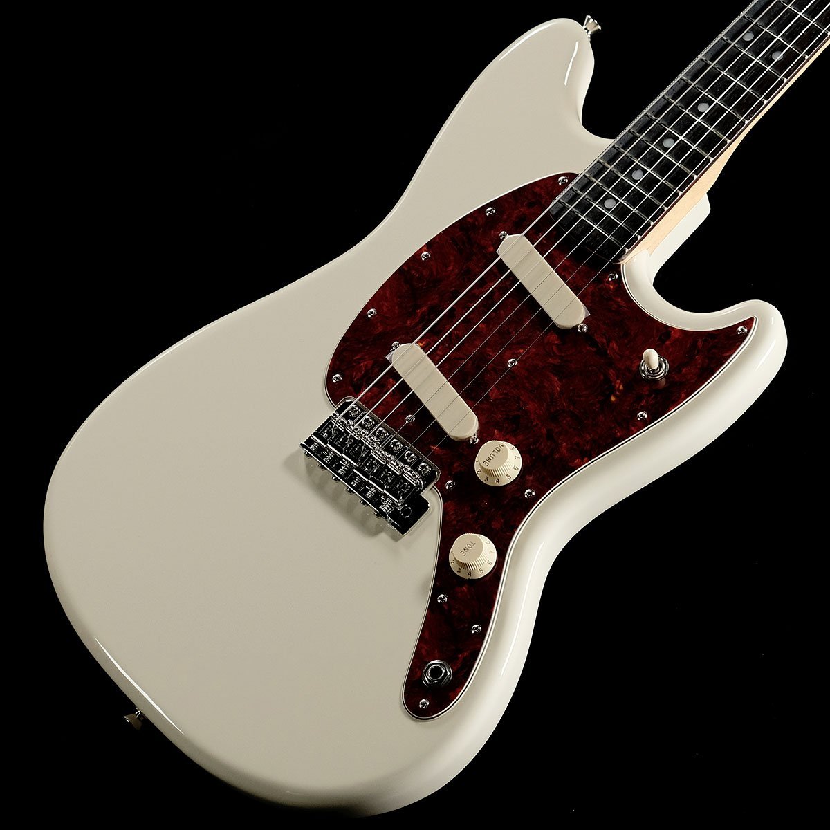 Fender Made in Japan CHAR MUSTANG Rosewood Olympic White(重量:3.15