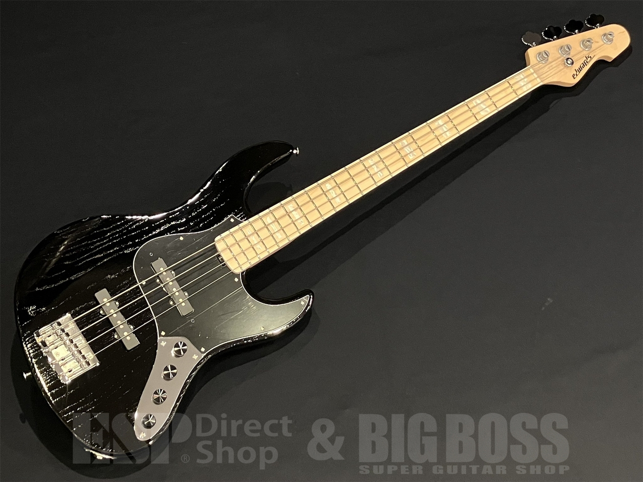 ベース EDWARDS E-AMAZE-AS-4/M (Solid Black) EDWARDS E-AMAZE-AS-4/M、E-AMAZE-AS-5/M 発売 | ESP GUITARS
