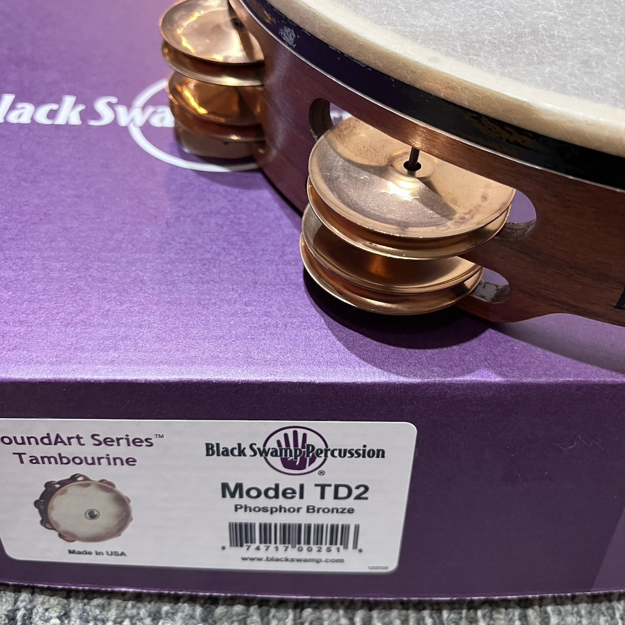 BLACK SWAMP ブラックスワンプ TD2 ダブル・ジングルタンバリン（新品