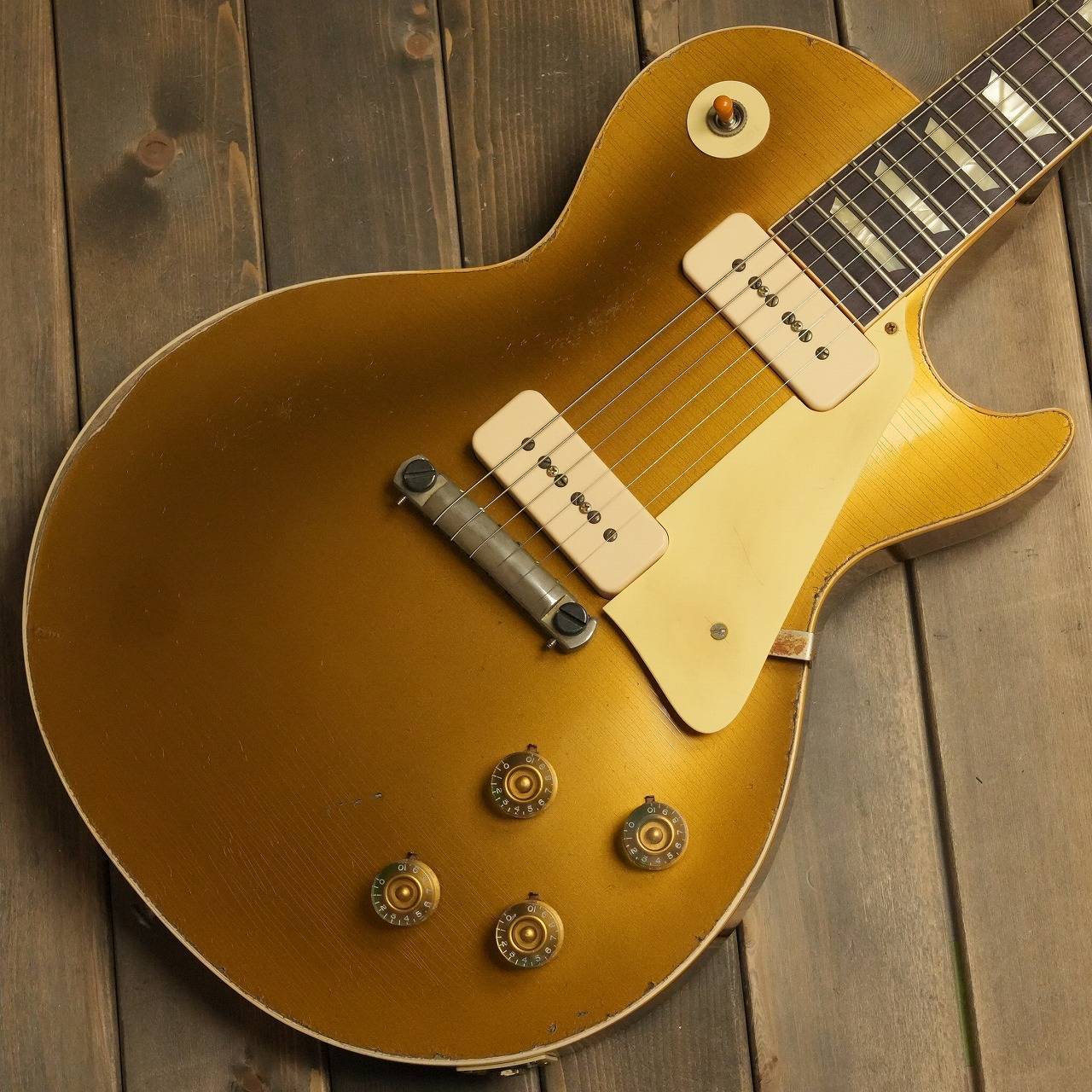 Gibson 1954 LES PAUL STANDARD ALL GOLD HEAVY AGED NH（新品/送料