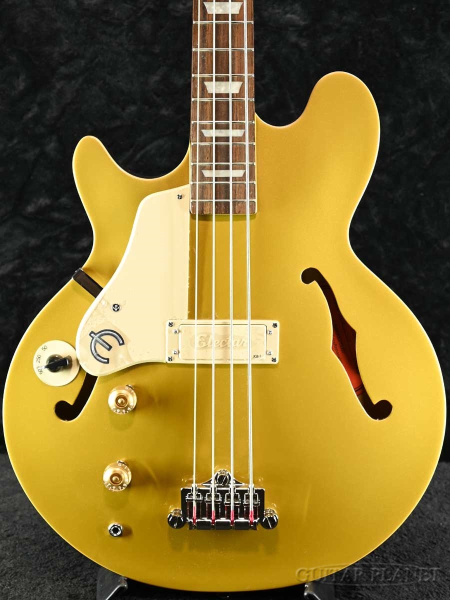 Epiphone Jack Casady Bass Lefty -Metallic Gold-《左利き 用》【ローン金利0%】【オンラインストア限定】（新品/送料無料）【楽器検索デジマート】