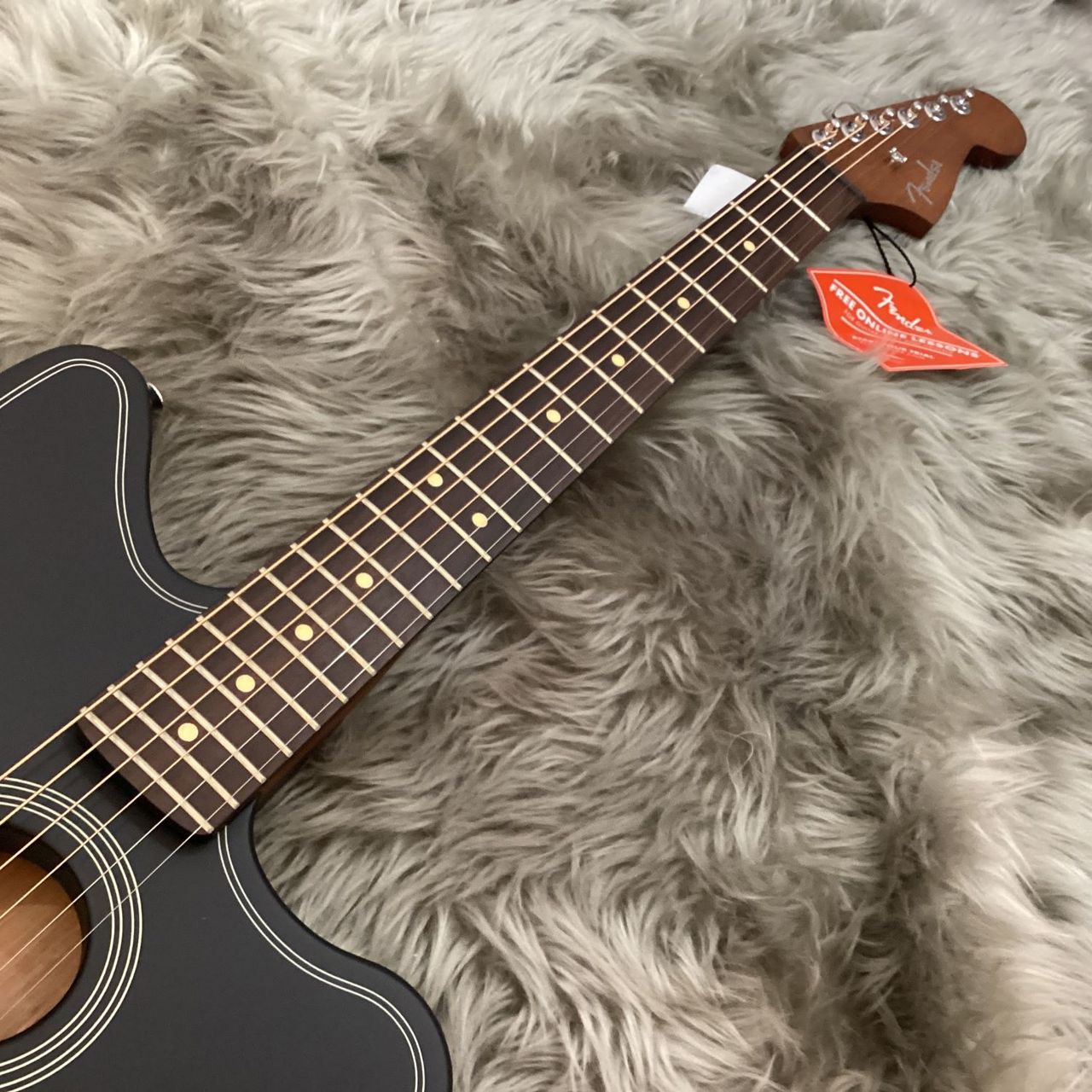 Fender Acoustasonic Standard Jazzmaster Black エレアコギター