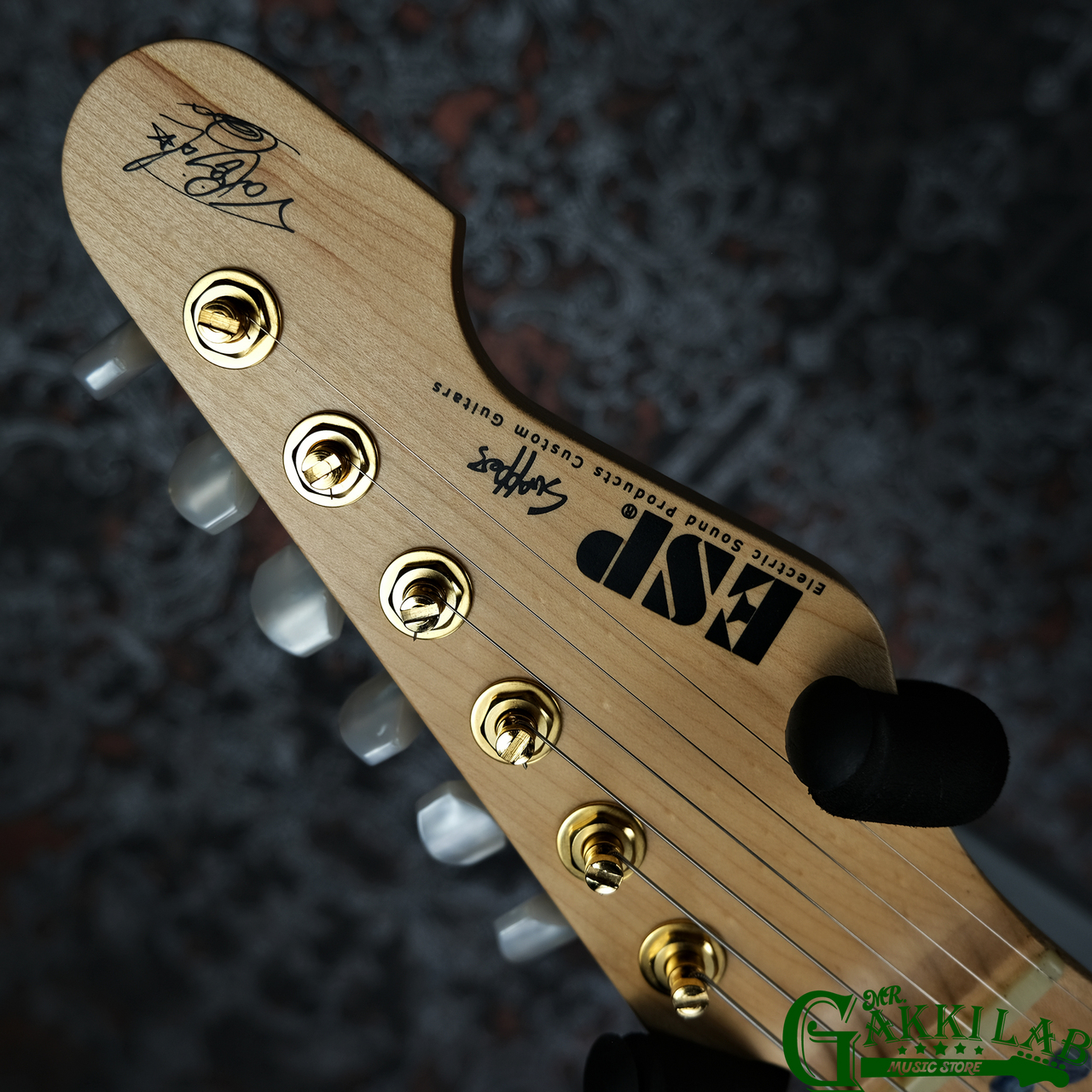 ESP SNAPPER Ohmura Custom -Eclipse Gold-【現物画像】（中古）【楽器