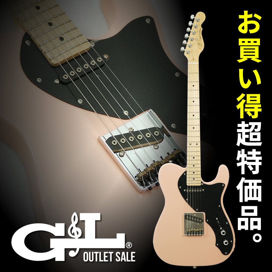 G&L USA Limited ASAT Classic Thinline (Shell Pink/Maple