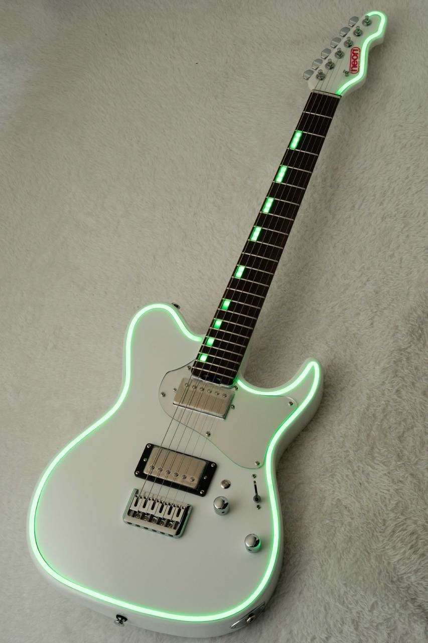 GrassRoots G-THROBBER-Neon -Snow White / Green Neon-（新品/送料