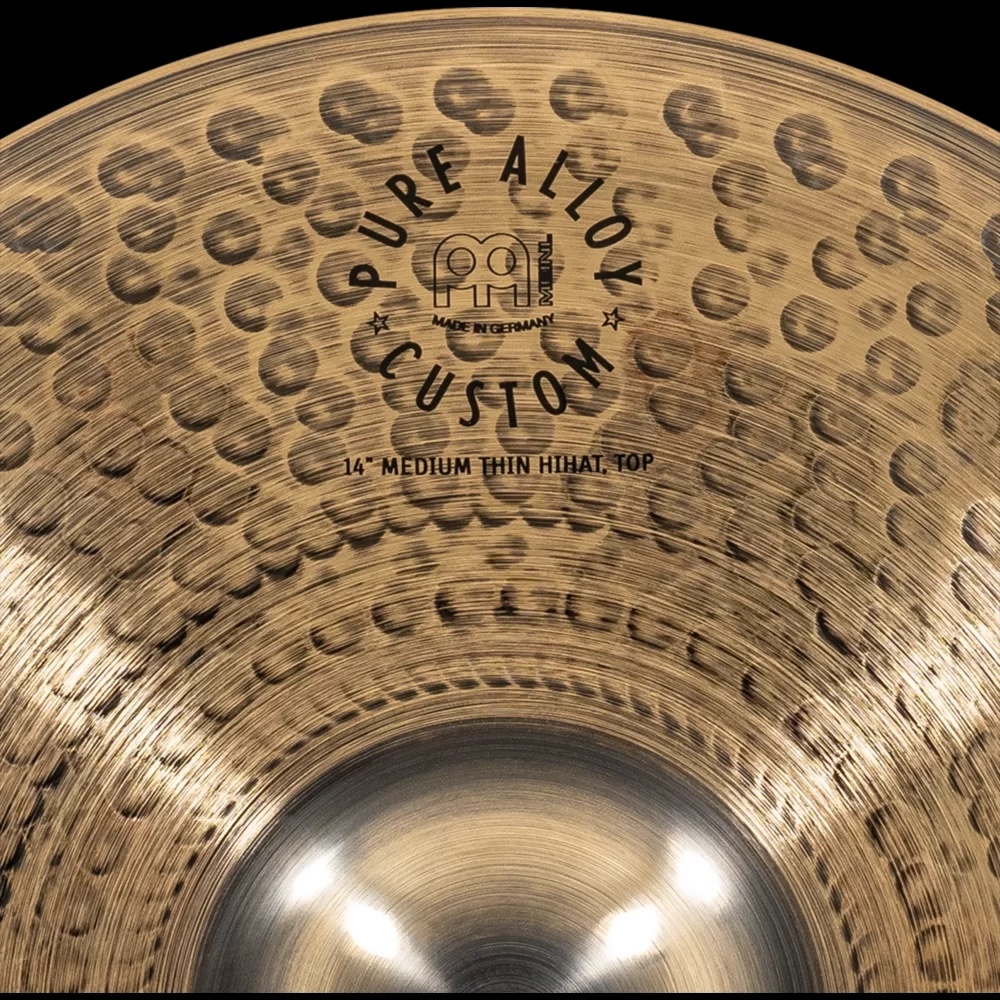 Meinl PAC14MTH Pure Alloy Custom Medium Thin Hi-hat 14