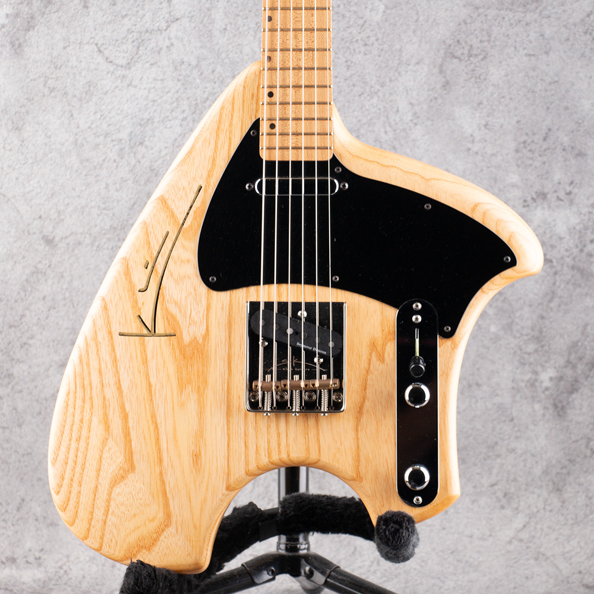 廃盤ミニギター ほぼ未使用 アカシア単板 Steve Klein sTele Swamp Ash Trified Maple Neck & Fingerboard